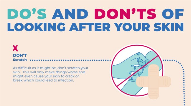 don’t scratch your eczema